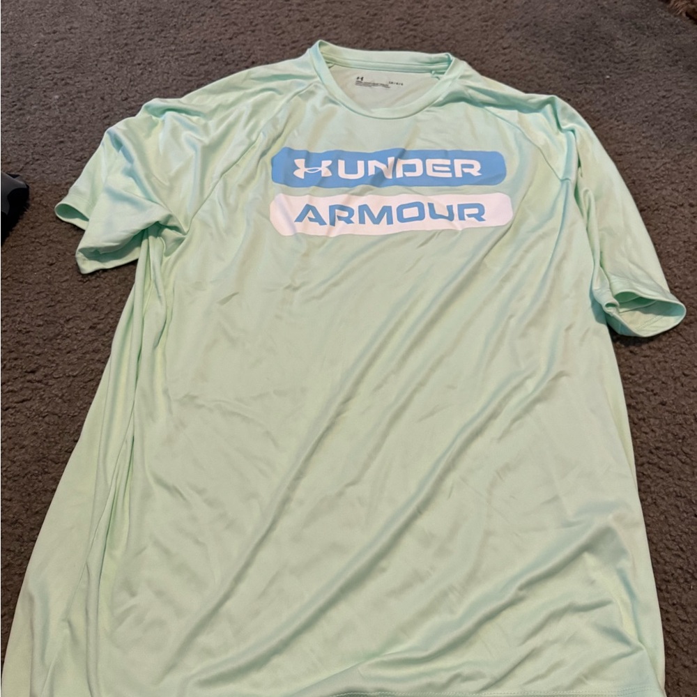 Under Armour Mint Green Short Sleeve Tee